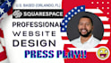 create or recreate squarespace website design in 24 hours