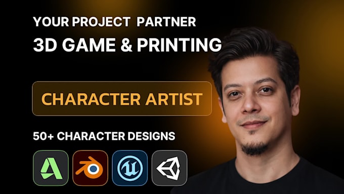 create game ready 3d characters with rigging and animation