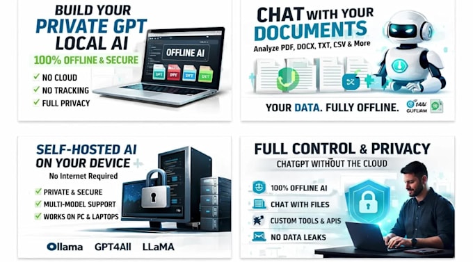 build offline ai chatbot documents rag no api key