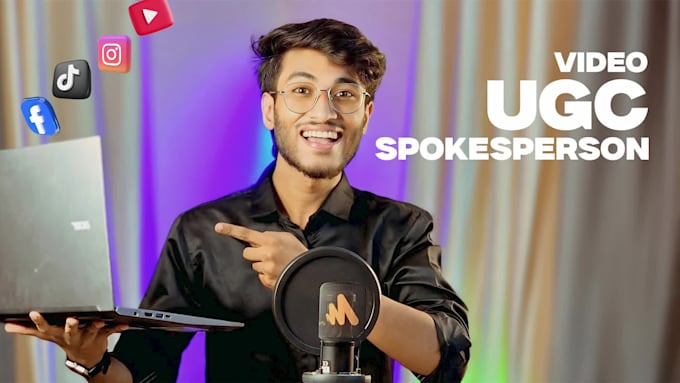 be your pro indian energetic male ugc ads video spokesperson