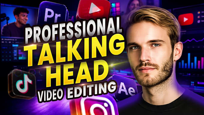do professional youtube talking head video editing