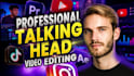 do professional youtube talking head video editing