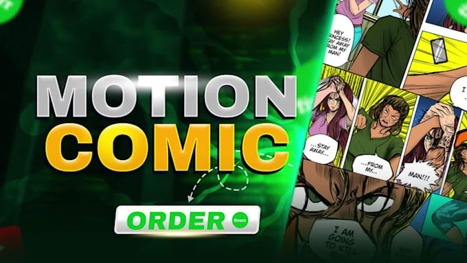do cinematic motion for your comic