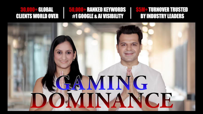 do gaming SEO backlinks service for google top ranking