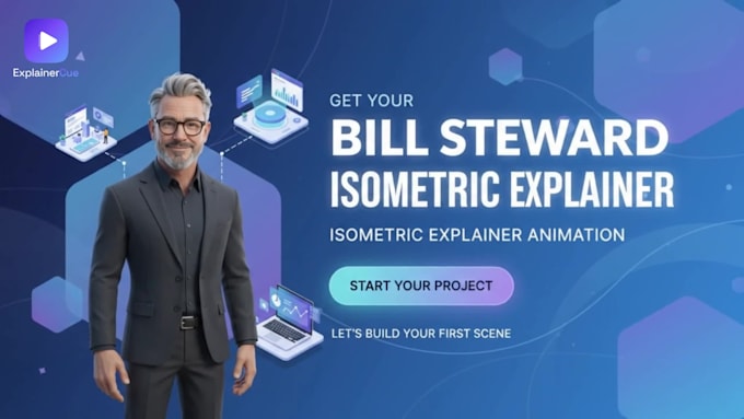 create a custom isometric animated explainer with ai