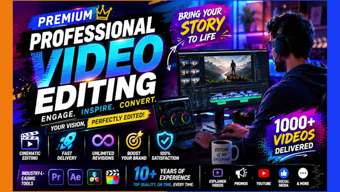 do professional video editing