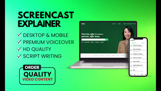 Create screencast explainer tutorial videos on how to use your website ...