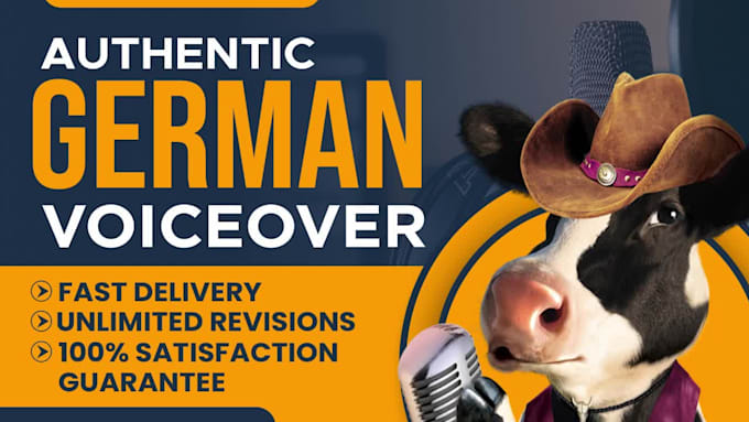 record authentic german voice over