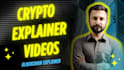 create a 2d animated explainer video for blockchain and crypto education