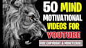 create unique motivational shorts videos for youtube