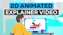 create best high quality custom 2d animated explainer video