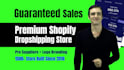 create automated shopify dropshipping store, shopify website aliexpress