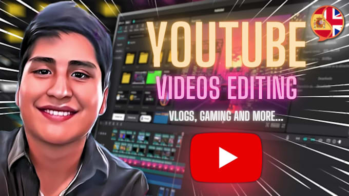 edit your videos and grow your channel in spanish or english