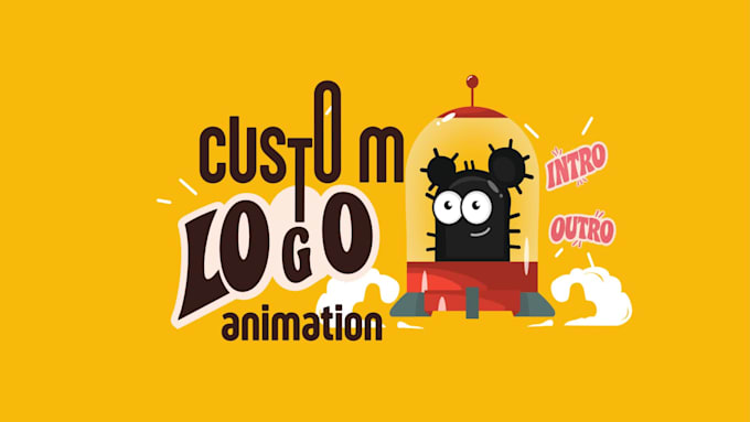 create a custom 2d logo animation or intro