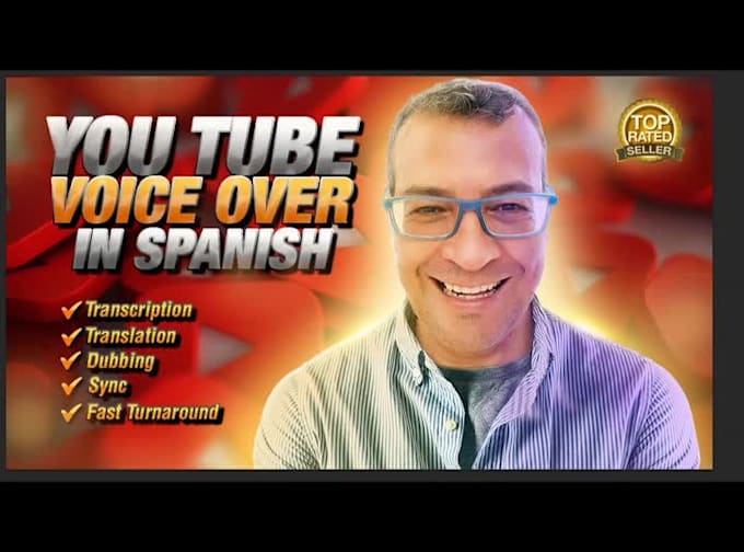 do a professional youtube voiceover in spanish
