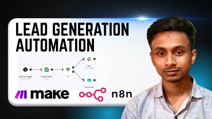 create make com and n8n lead generation automation