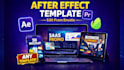 edit motion array, envato template on after effects edit video, custom animation