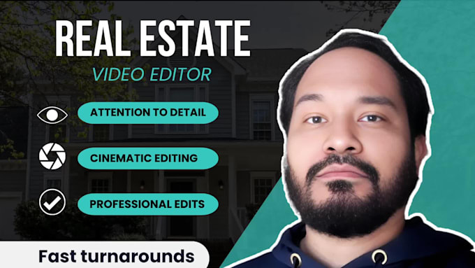 edit stunning real estate videos for you