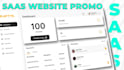 create saas website promo, website promo and demo video