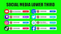 create social media lower third animation