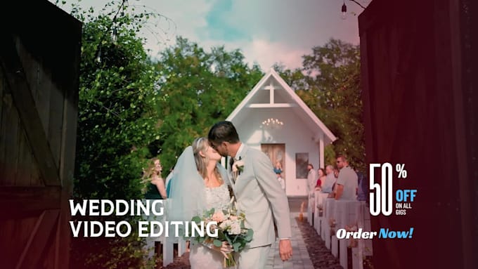 do cinematic wedding video editing