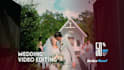 do cinematic wedding video editing