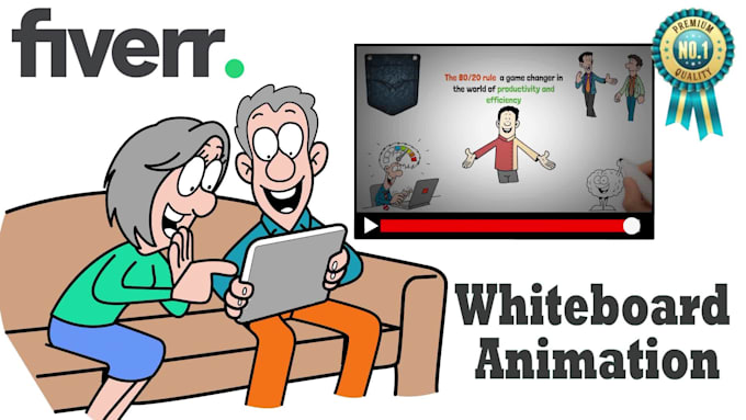 create engaging whiteboard animation explainer video in 24h
