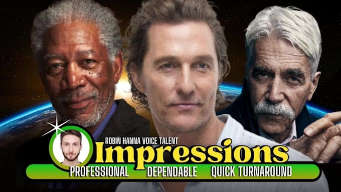 do an impression of matthew mcconaughey, sam elliott and morgan freeman