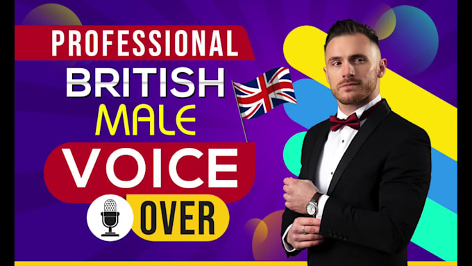 be your authoritative confident sincere british english male voice over actor