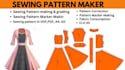be your sewing PDF pattern maker a0,a4,us letter, ai, dxf, clothing pattern