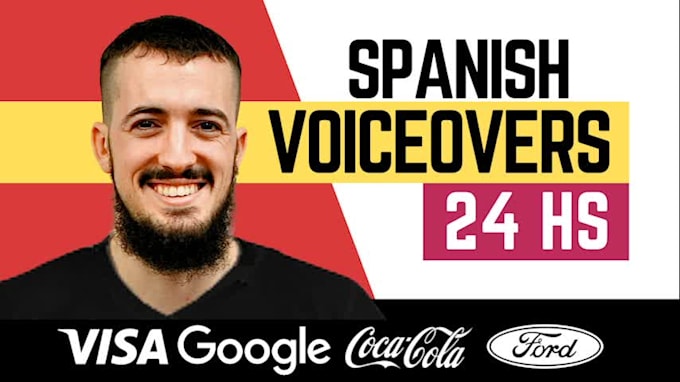 record a pro spanish voice over in 24 hs