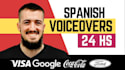record a pro spanish voice over in 24 hs