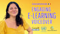 be the french female voice over of your elearning