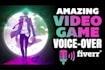 record an awesome video game male voice over