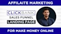 create autopilot clickbank affiliate marketing sales funnel landing page website