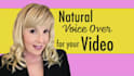 record a female conversational video voice over or narration