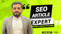 do SEO article writing, blog post writing or content writing
