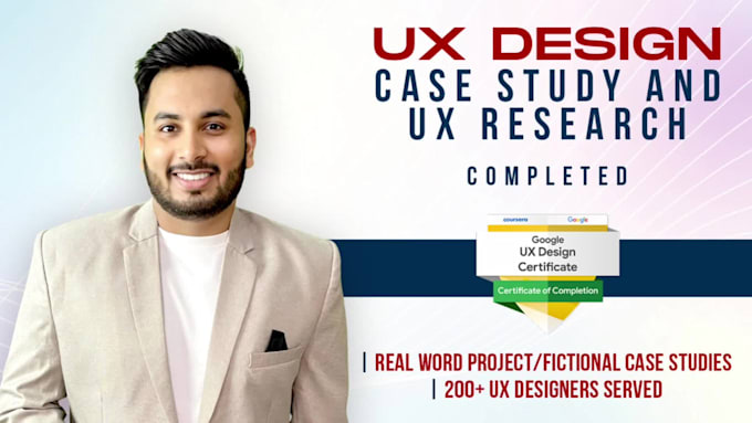 Write or edit ui ux case study for your ux design portfolio by ...