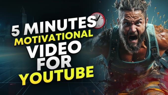 Create motivational videos for youtube with free thumbnail by