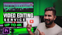 do professional  video editing service for your business