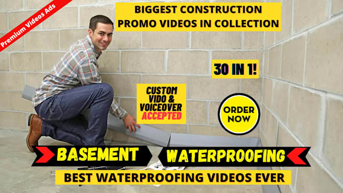 make basement refinishing or basement waterproofing video ad