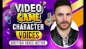 be a strong powerful deep gritty male character video game voice over actor