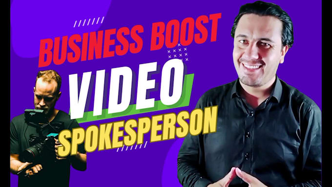 Be video presenter for catchy spokesperson video and breaking news by ...
