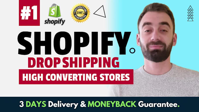 Hot Review! I will build your professional shopify dropshipping store  for $125