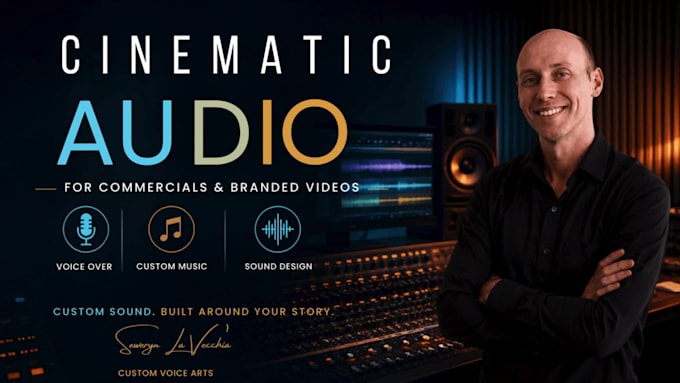 provide full commercial audio post production and voiceover