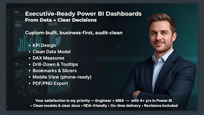 design clean, interactive power bi reports