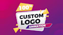 do custom animation style for your logo