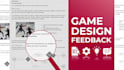 give a game design feedback for your game project
