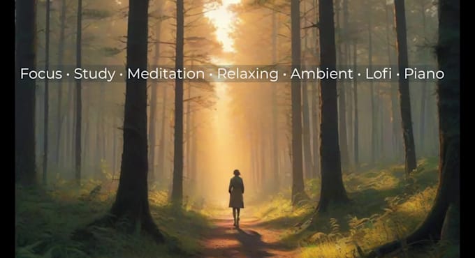compose original relaxing ambient chillstep music for focus, study or meditation
