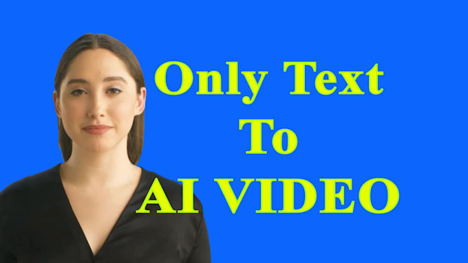 make amazing ai promotional video with your text